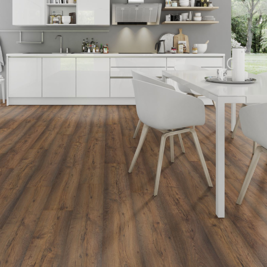 12mm Robusto Plank Pettersson Oak Dark Laminate Flooring Tile Store