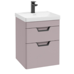 cashmere 2 drawer bathroom vanity unit