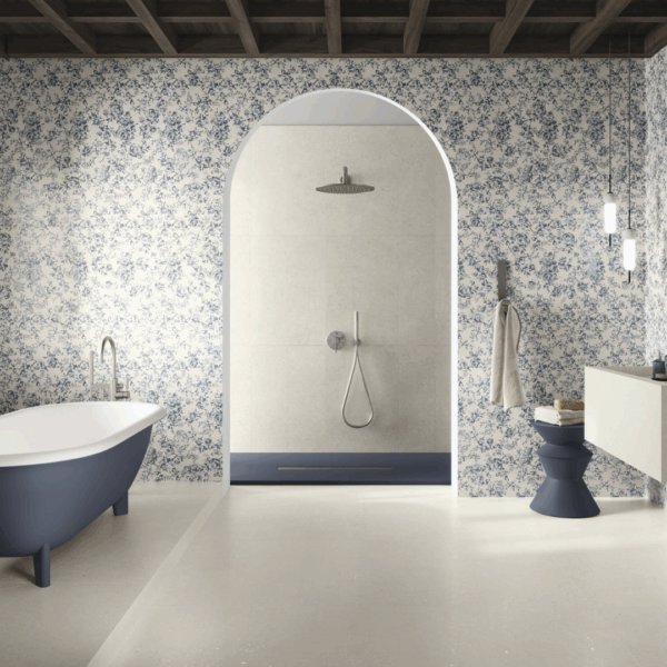 Sketch Mix Chalk Rect 30 X 90cm Wall Tile